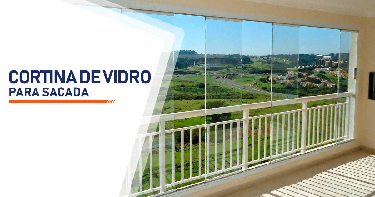 Cortina de Vidro para Sacada João Pessoa Cabo Branco PB